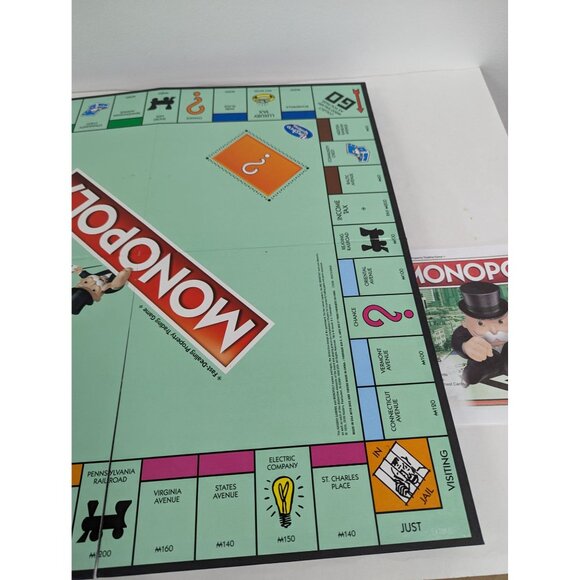 Vintage 2016 Monopoly Edition Game Replacement Board Instructions - Picture 4 of 9